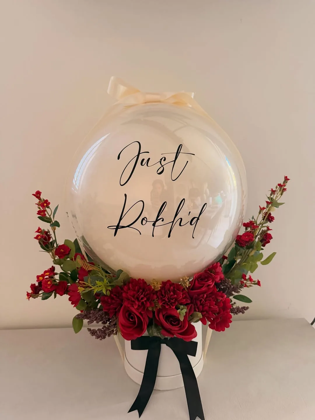 Personalised bubble balloons